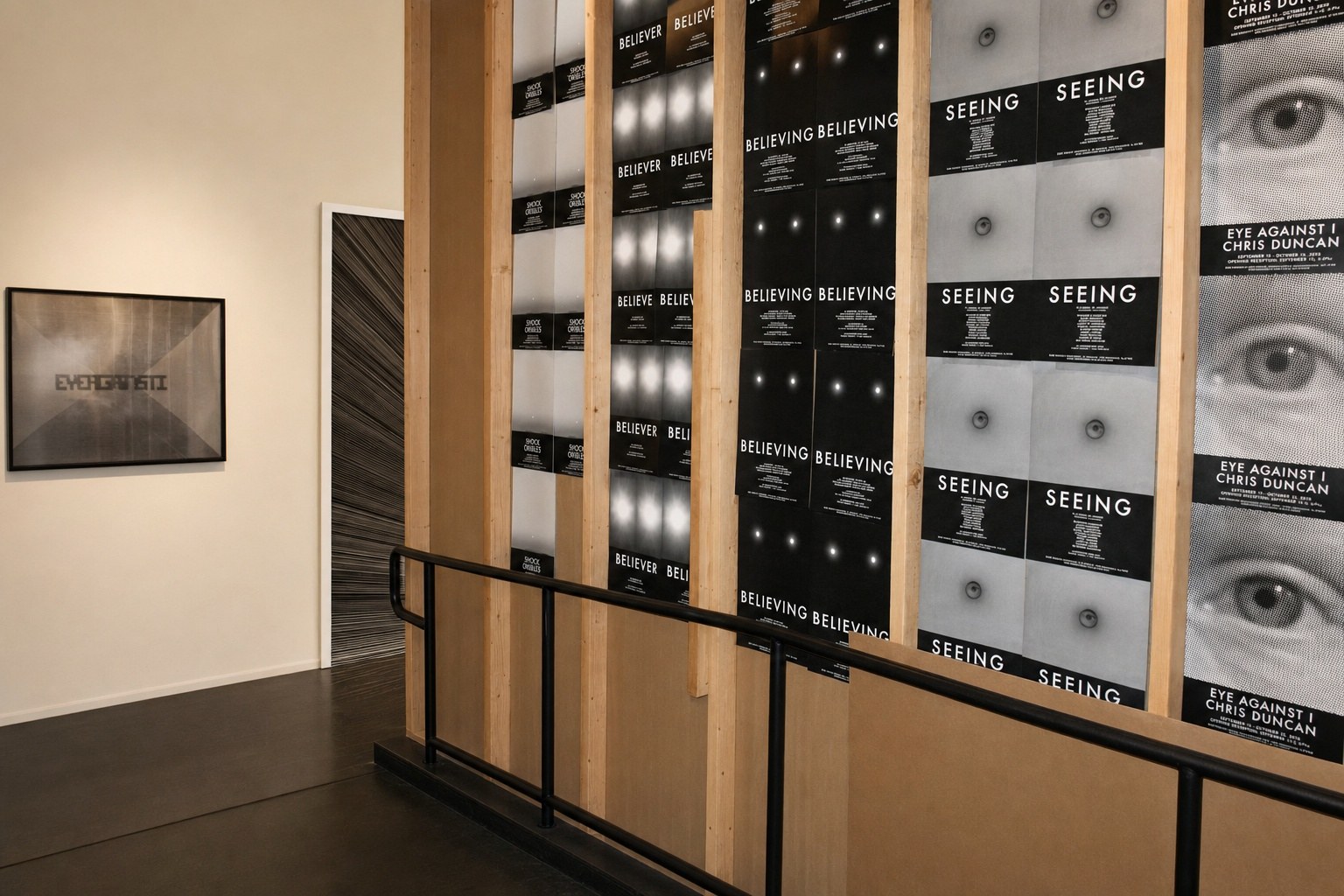 Eye Against I — installation view, Eli Ridgway Gallery, San Francisco, 2010