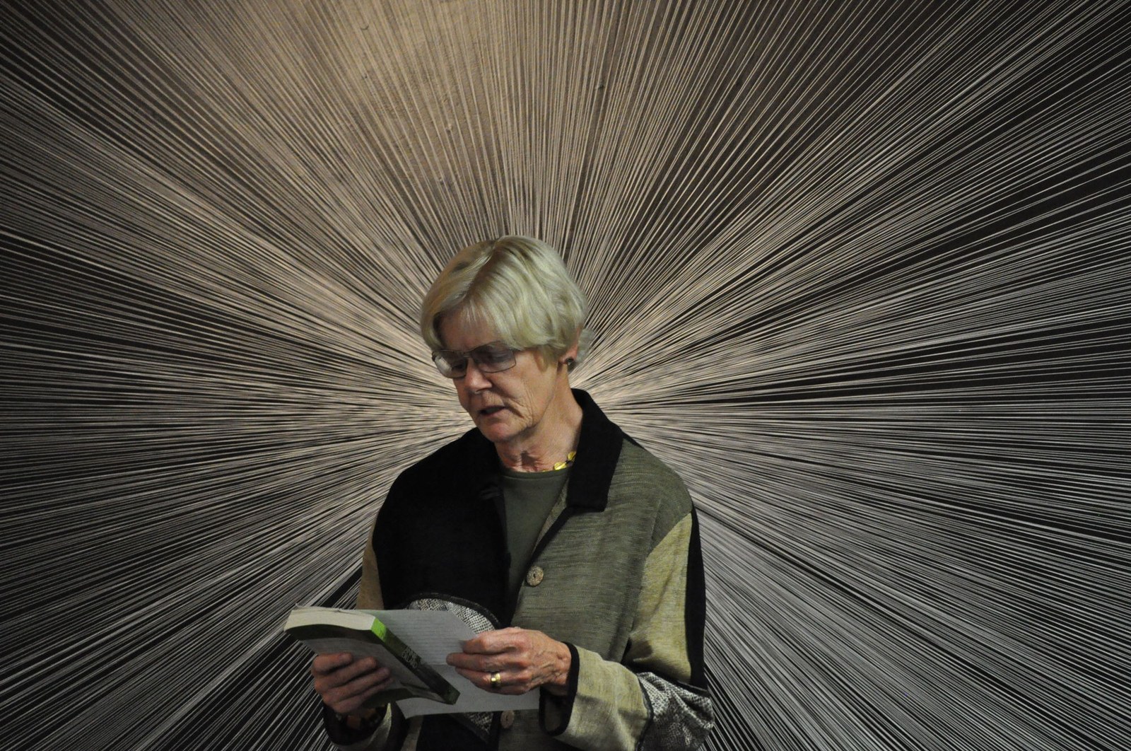 Whitney Chadwick reading at Poetry Night, Eye Against I, Eli Ridgway Gallery, 2010