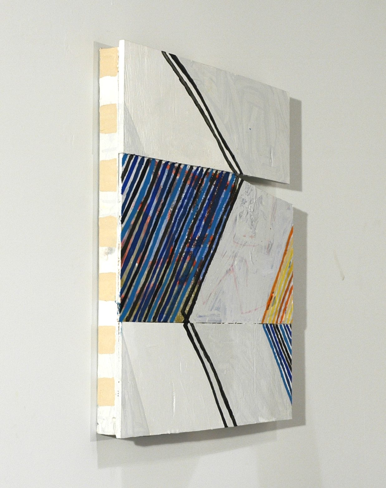 Cordy Ryman — White Slide, angled view