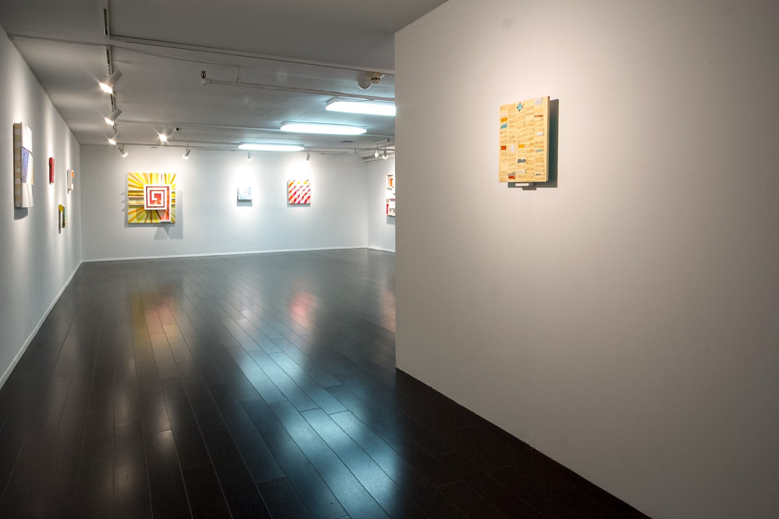 Cordy Ryman — installation view, Eli Ridgway Gallery, 2011